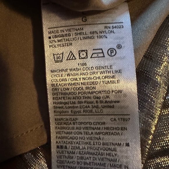 Gap Metallic Skirt Size L - Picture 6 of 6